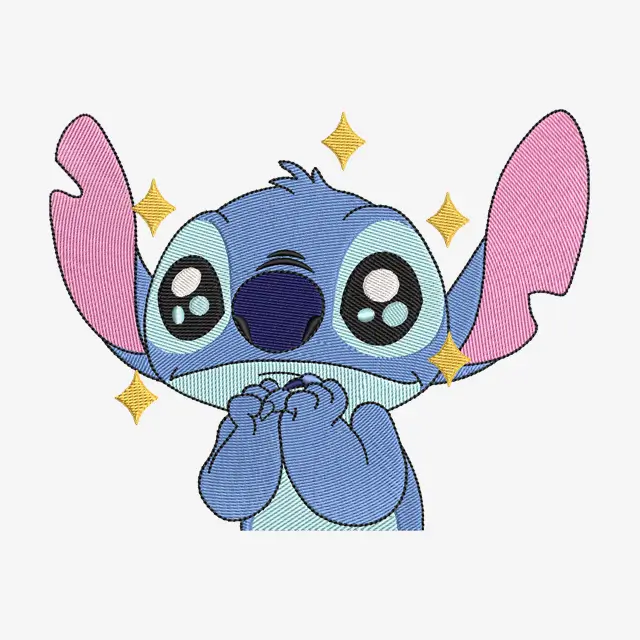 Stitch with Stars Machine Embroidery Design File