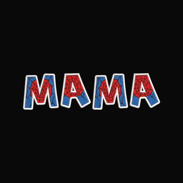 Boy Mom Embroidery Design