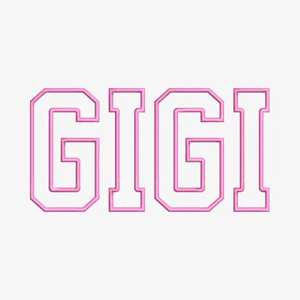 Gigi Applique Embroidery Files