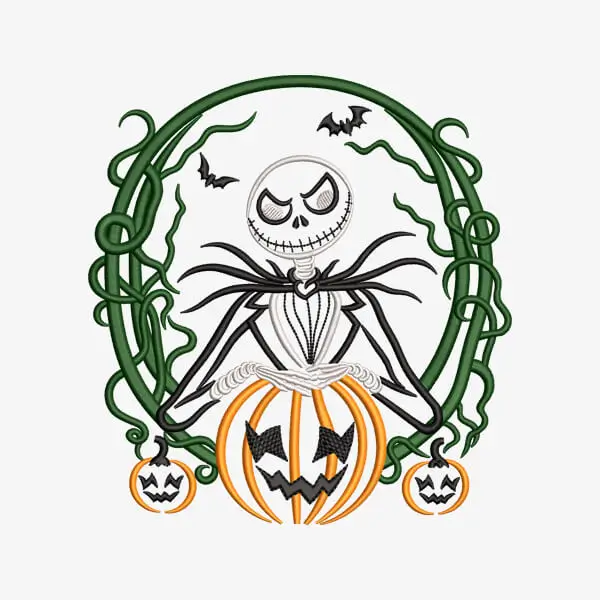 Halloween Embroidery Design