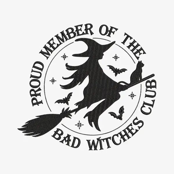 Halloween Embroidery Design