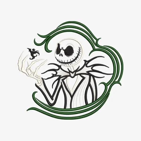 Halloween Nightmare Embroidery Design