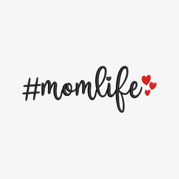 Mama Embroidery Design