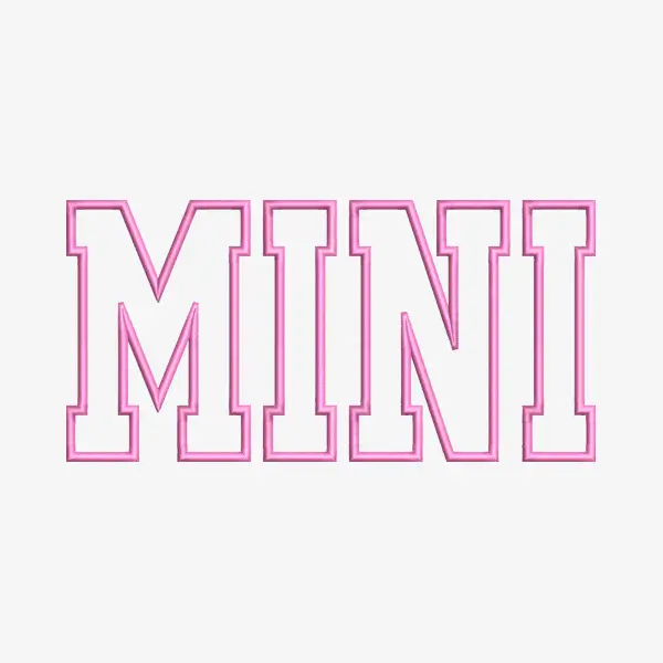 Mini Applique Embroidery Design