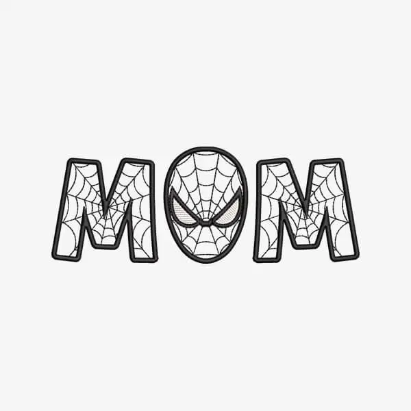 Mom Applique Embroidery Design