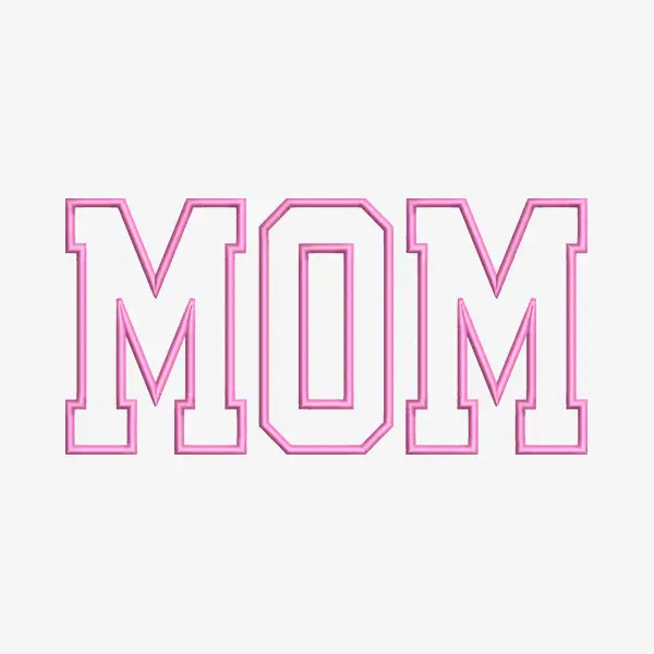 Mom Machine Embroidery Design