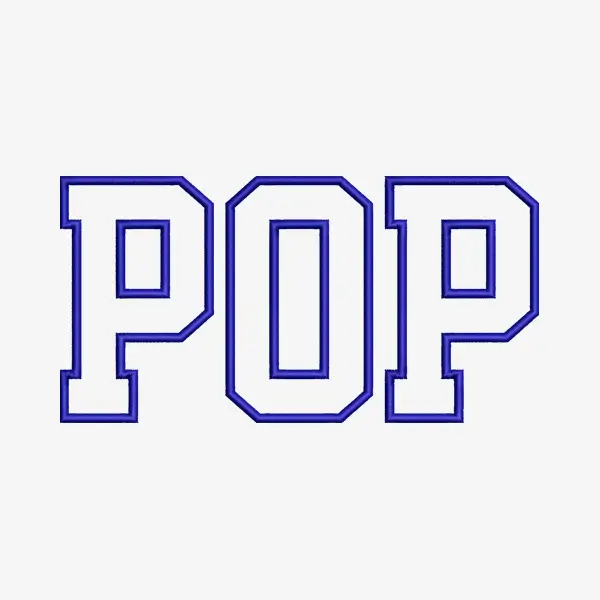 Pop Embroidery Design
