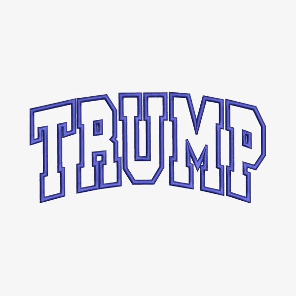 Trump Embroidery Applique Designs