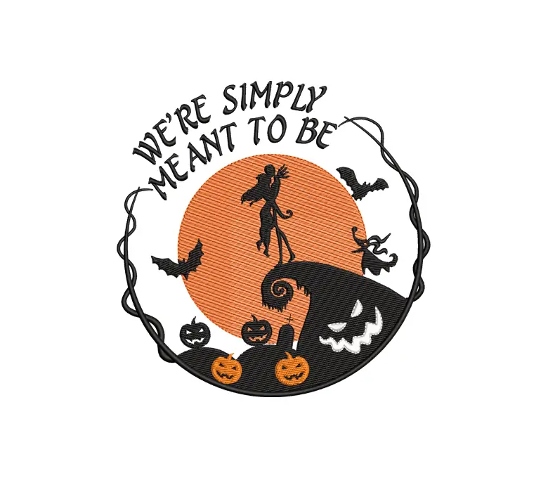 Halloween Embroidery Design