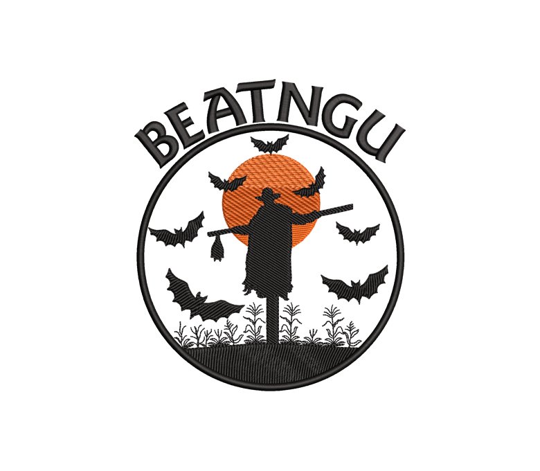 Halloween Embroidery Design