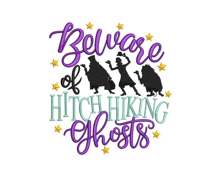 Halloween Fool Mortal Embroidery Design