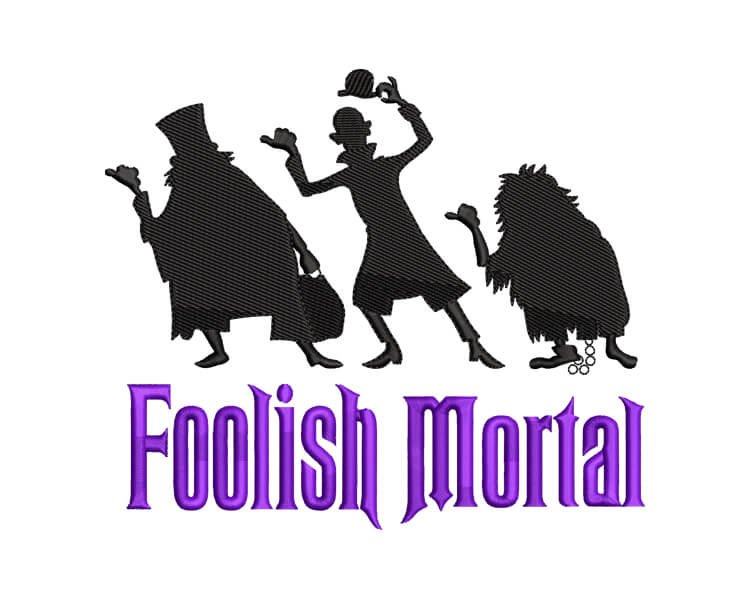 Halloween Haunted House Ghost Embroidery Design