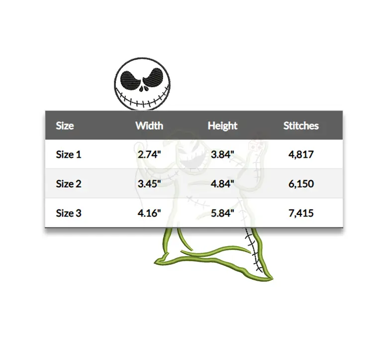 Halloween Horror Villains Embroidery Design, Boogieman Embroidery Designs, Nightmare Skeleton Digitizing Sketch Embroidery Files