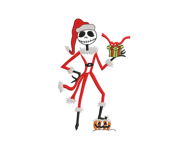 Halloween Jack Embroidery Design