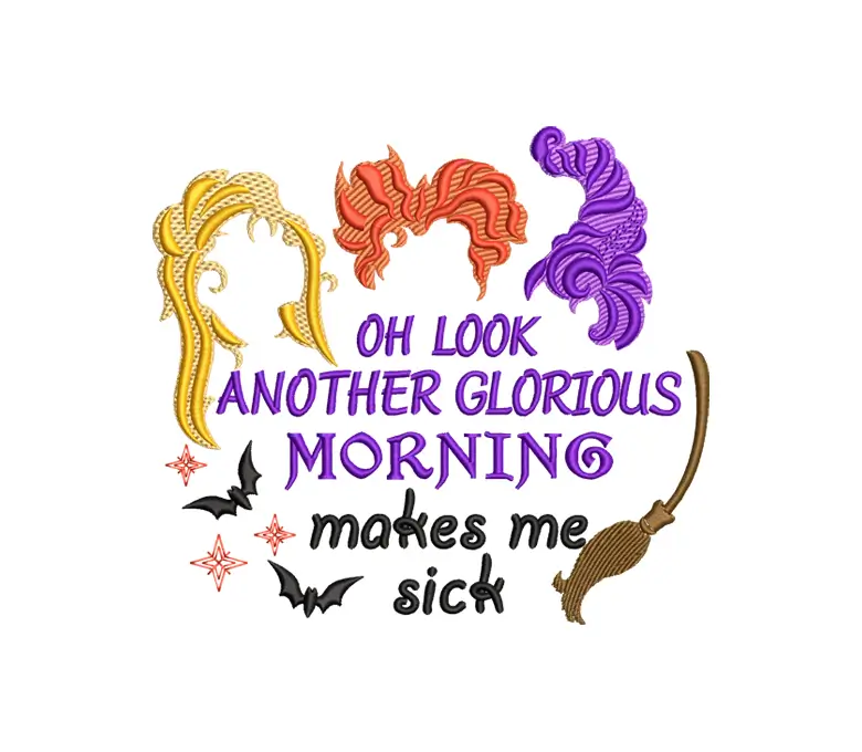Halloween Machine Embroidery Design