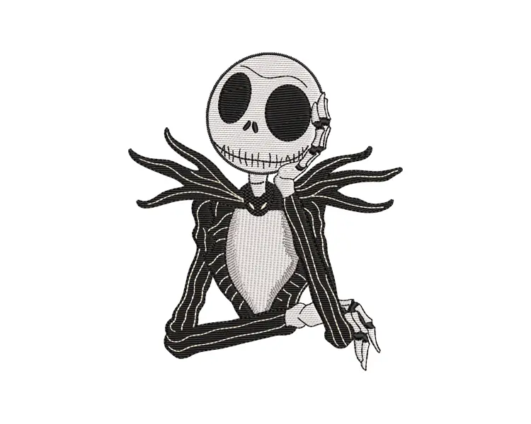 Pumpkin King of Halloween Embroidery Design
