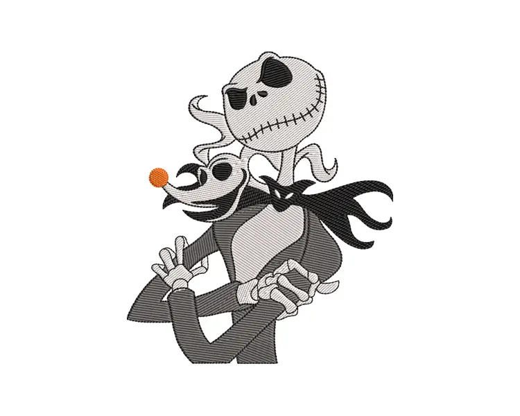 Pumpkin King of Halloween Embroidery Design