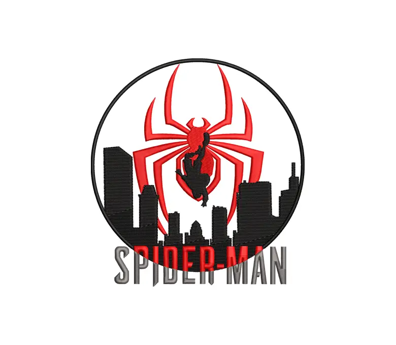 Spider Web Machine Embroidery Design