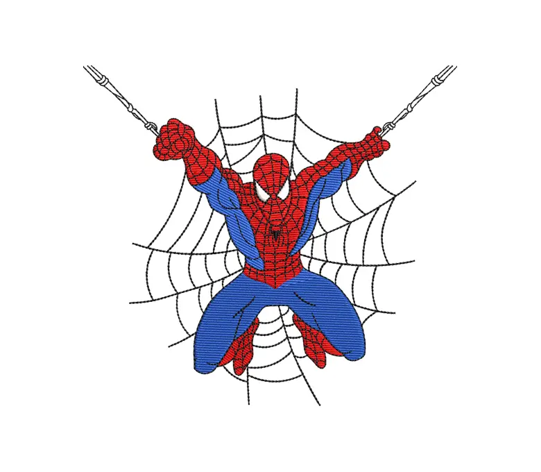 Super Hero Embroidery Design