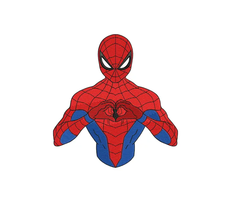 Superhero Embroidery Design