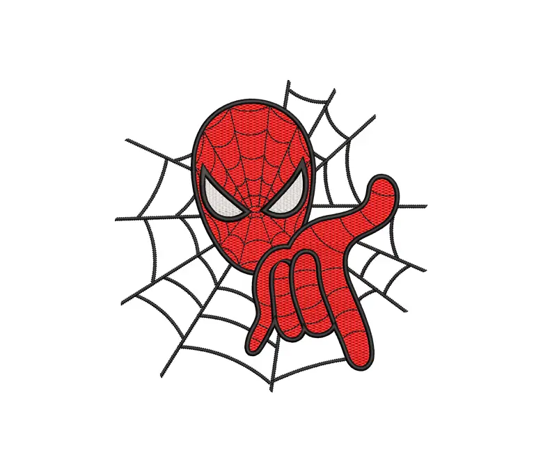 Superhero Embroidery Design